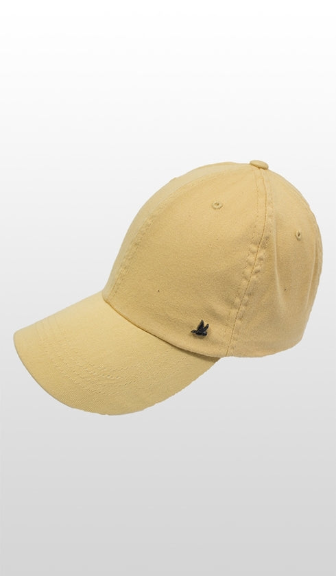 Boné De Sarja Com Pato E Fivela Em Metal Amarelo